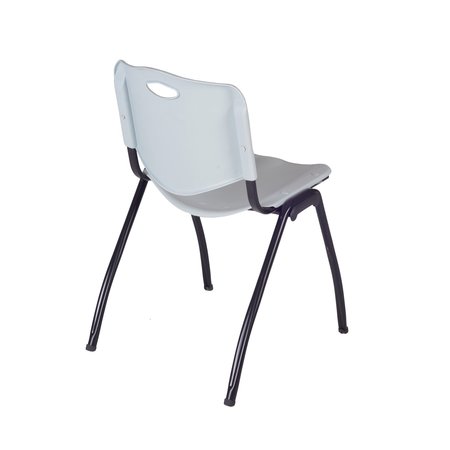Kobe Tables > Nesting Tables > Kobe Flip Top Table & Chair Sets, 48 X 24 X 29, Wood|Metal|Plastic Top MKFT4824CH47GY